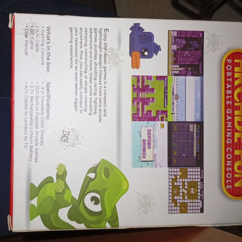 Classic Game Handheld Console - Silver - Picture 2 of 2